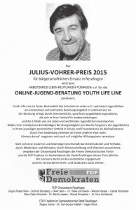 Julius-Vohrer-Preis 2015